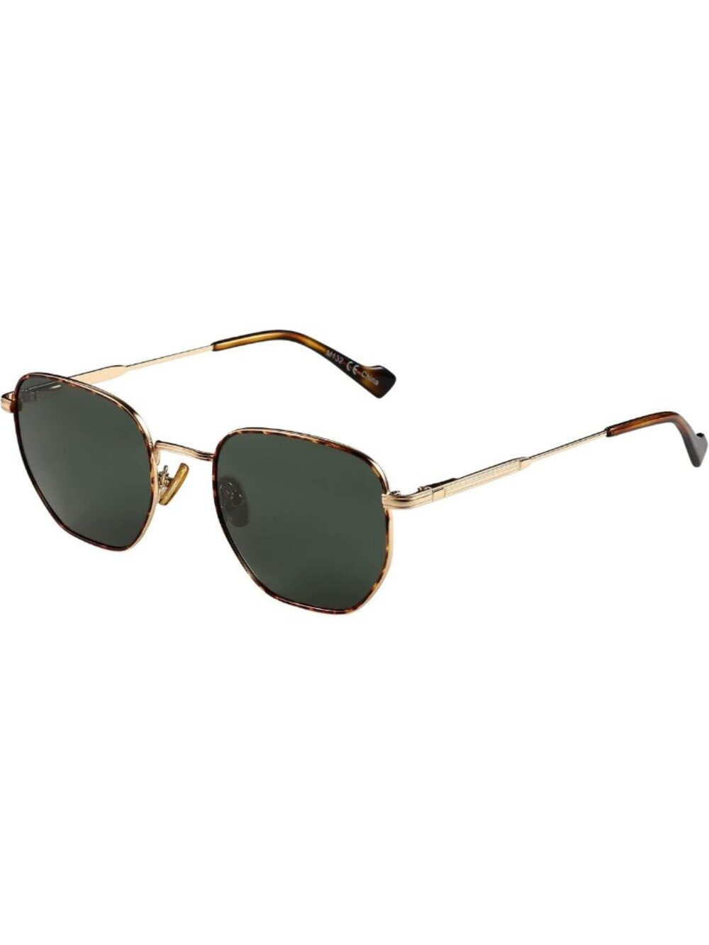 Stylish Polarized Hexagon Sunglasses for Men & Women | UV400 Protection, Metal